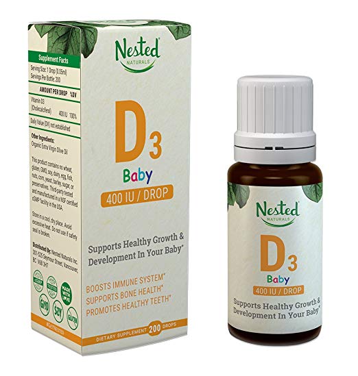 Baby Vitamin D3 Drops 400 Iu